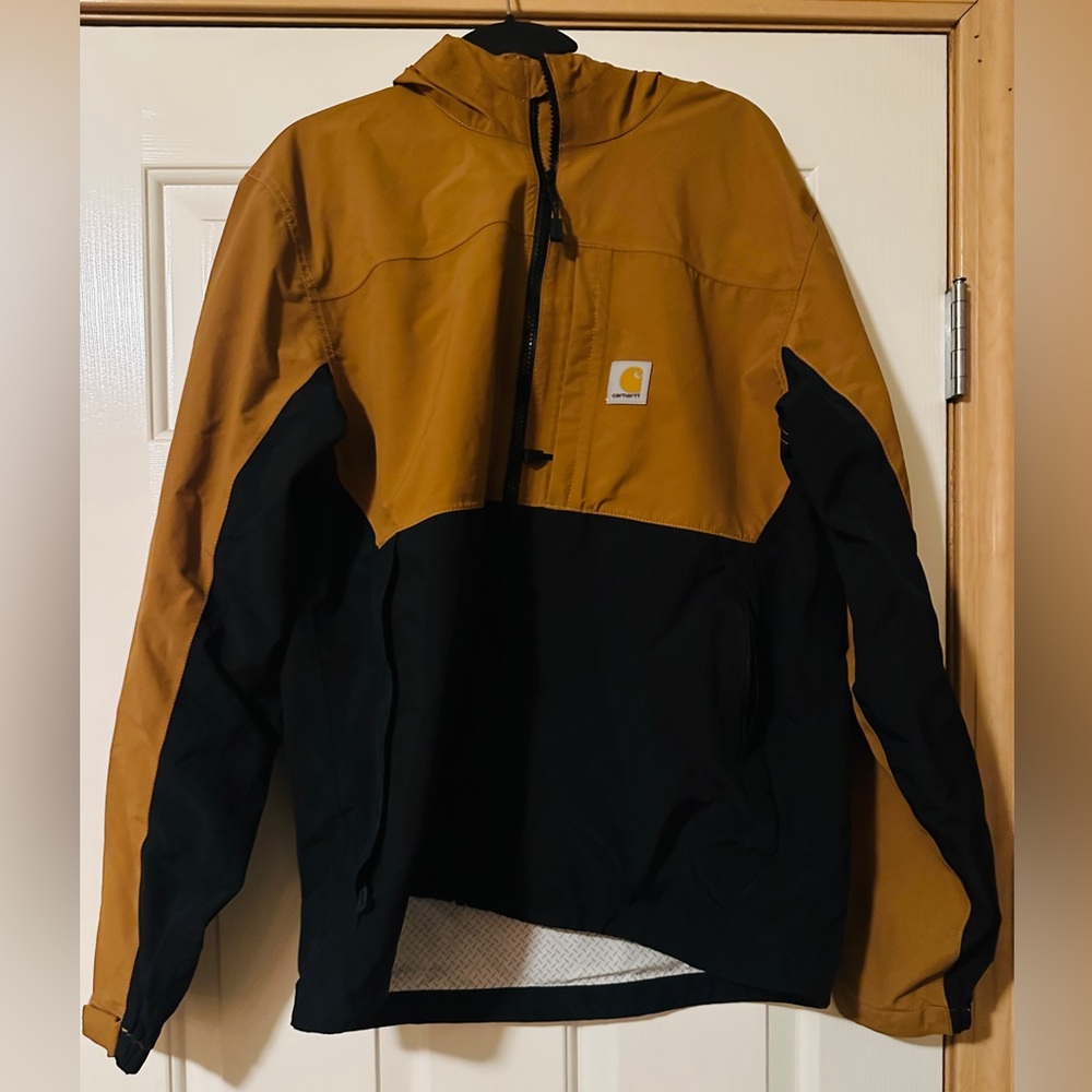 Carhartt Men's Tan and Black Windbreaker